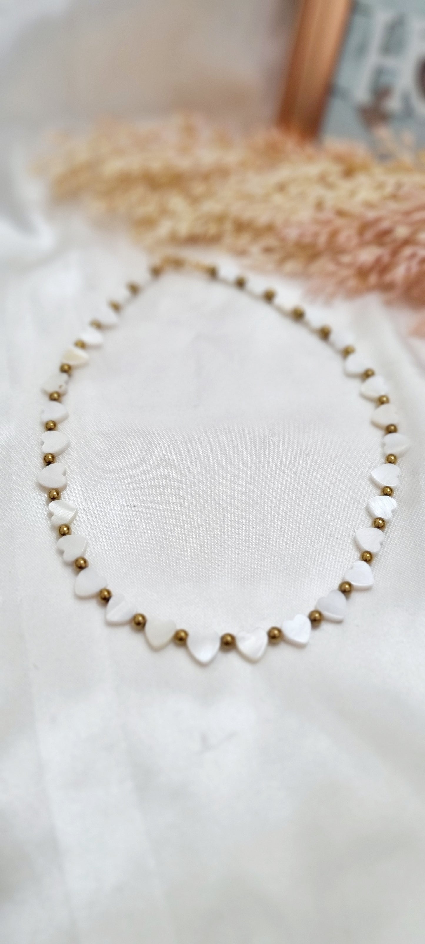 Collar de corazones