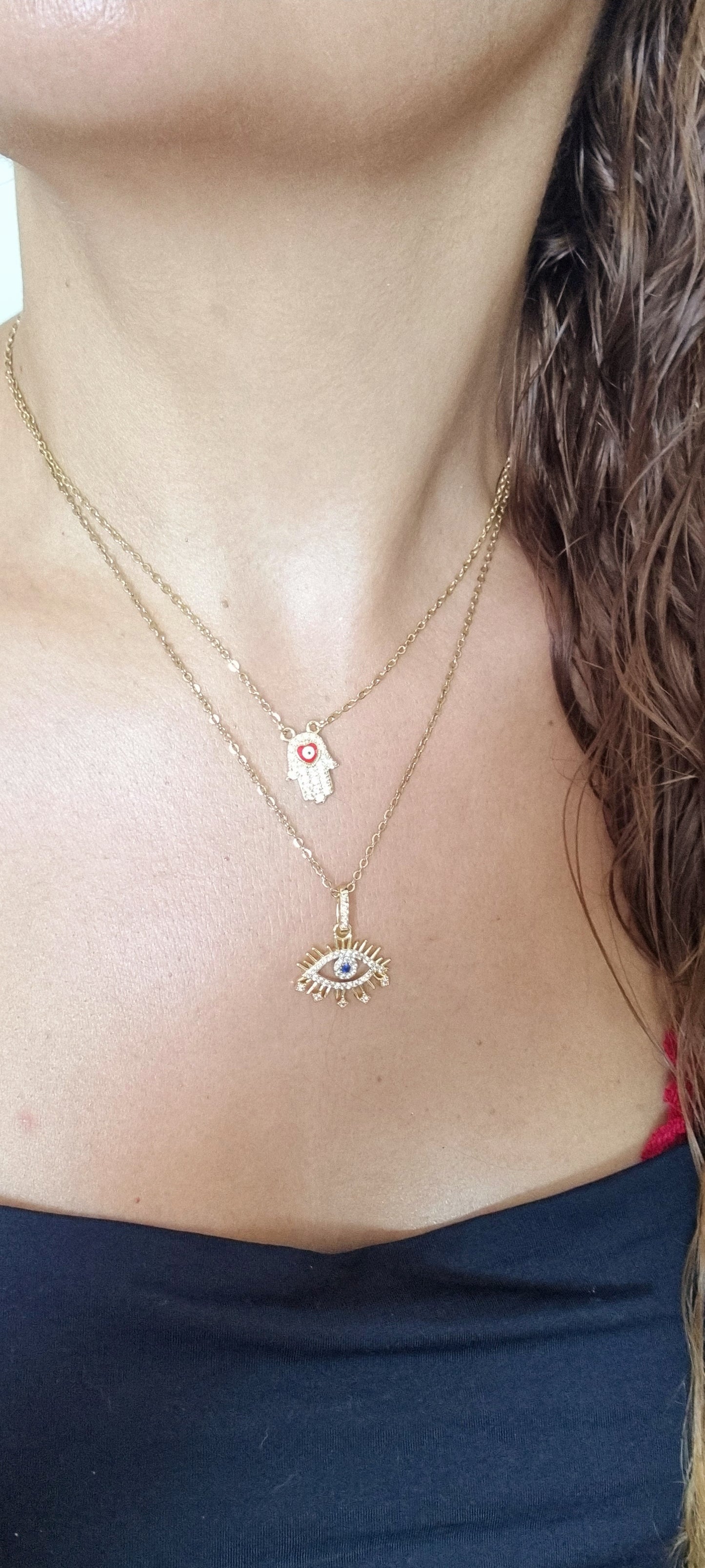 Cadena de protección de ojito