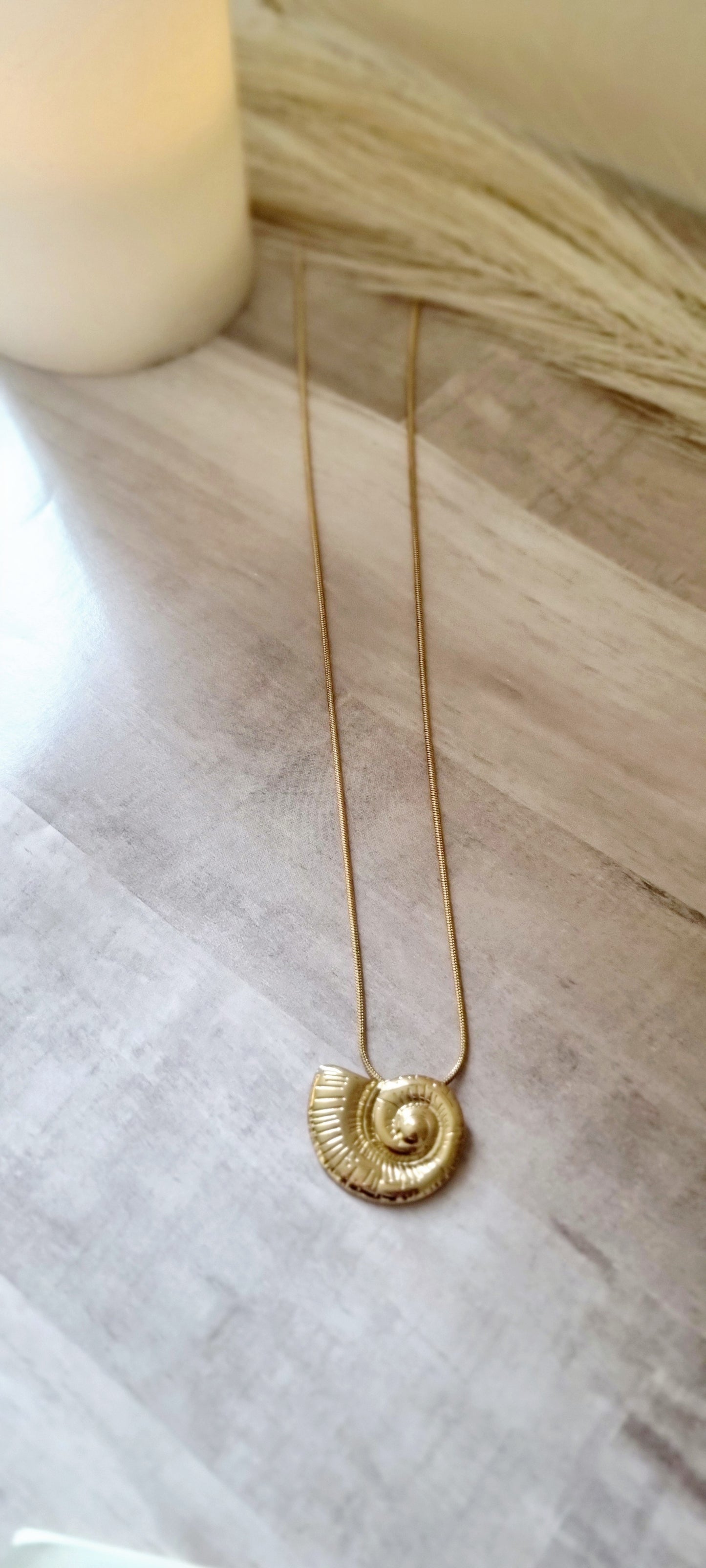 Cadena caracol plano
