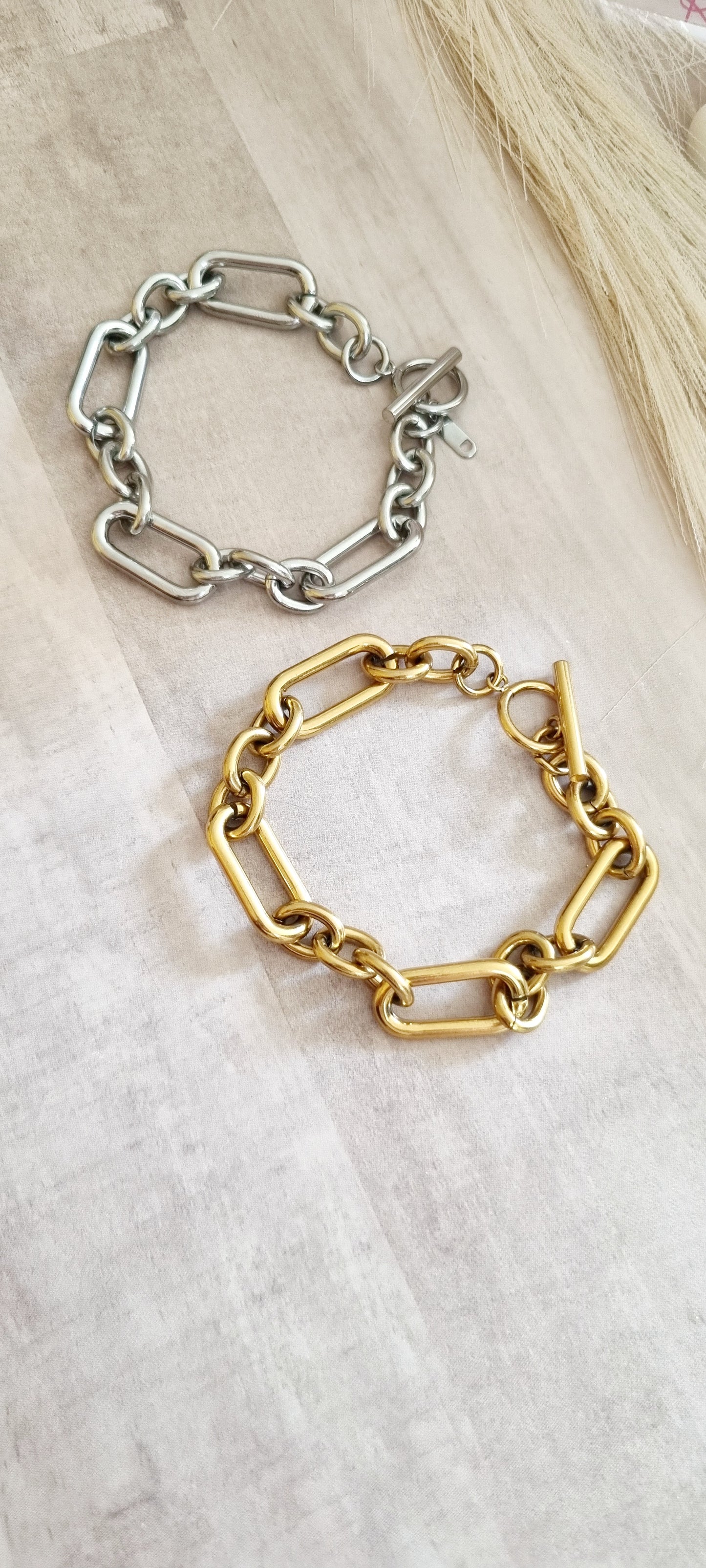 Pulsera cadena gruesa