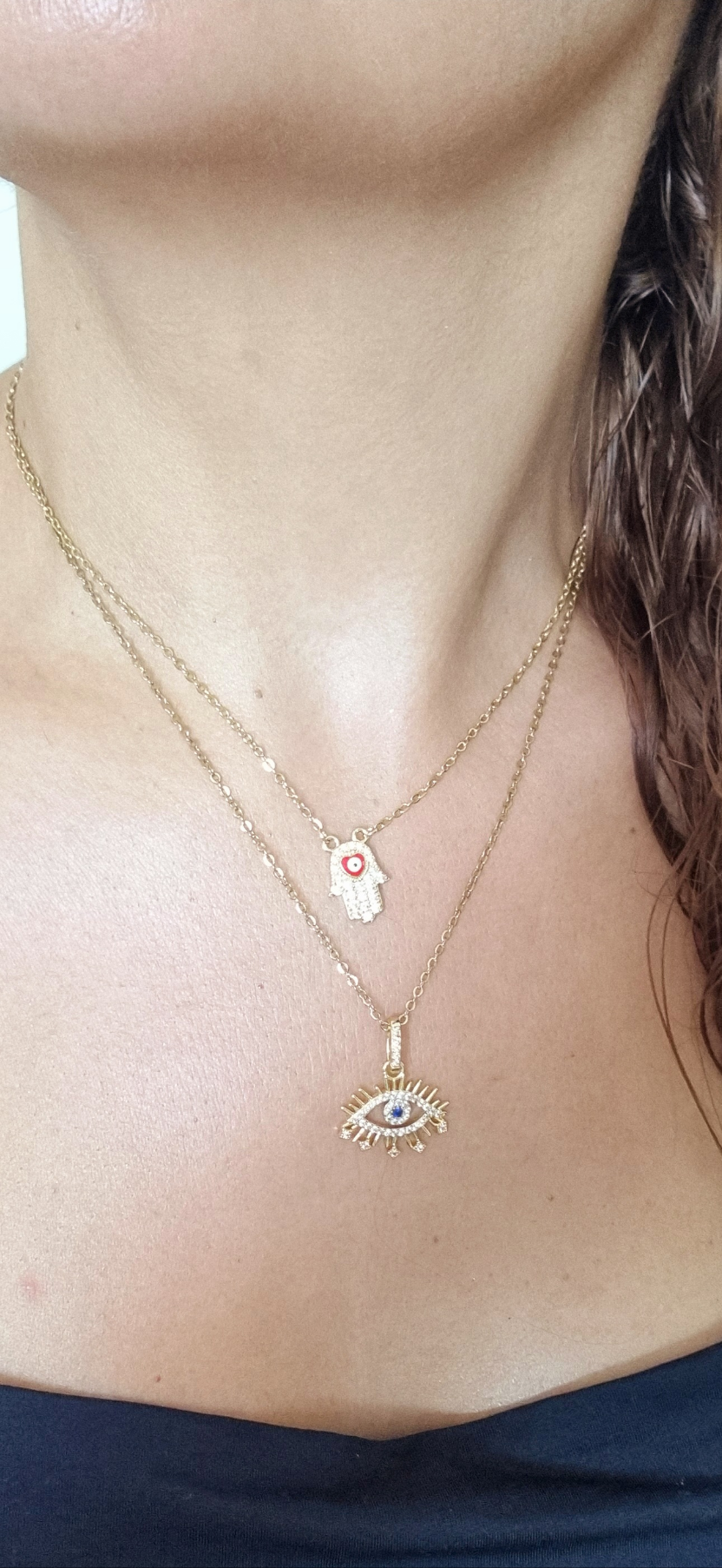 Cadena de protección de ojito