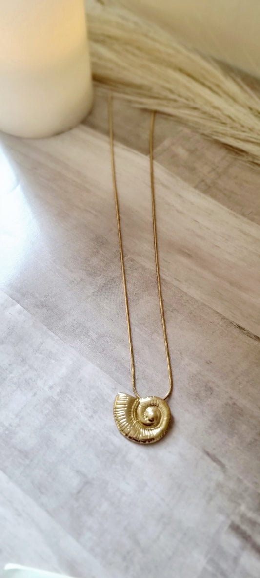 Cadena caracol plano