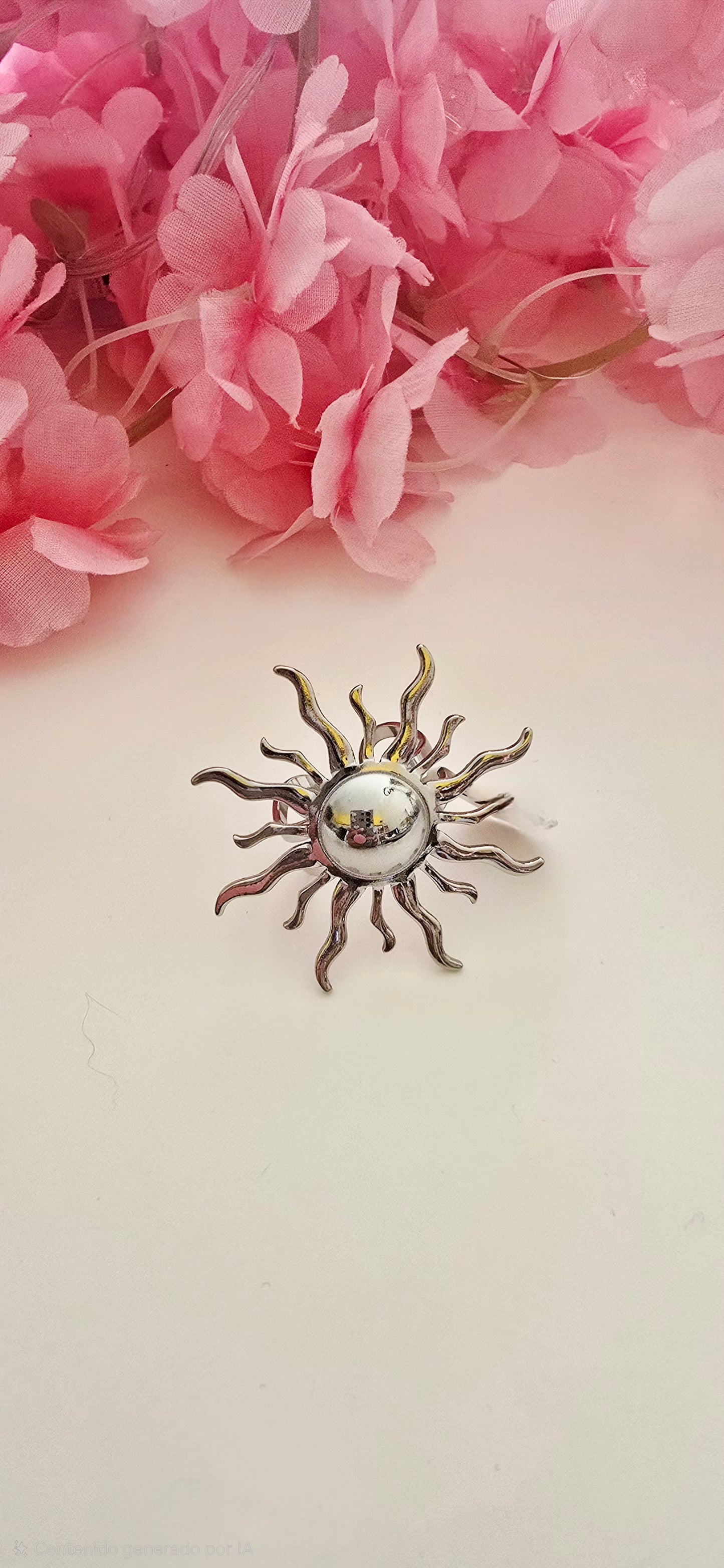 Anillo sol silver