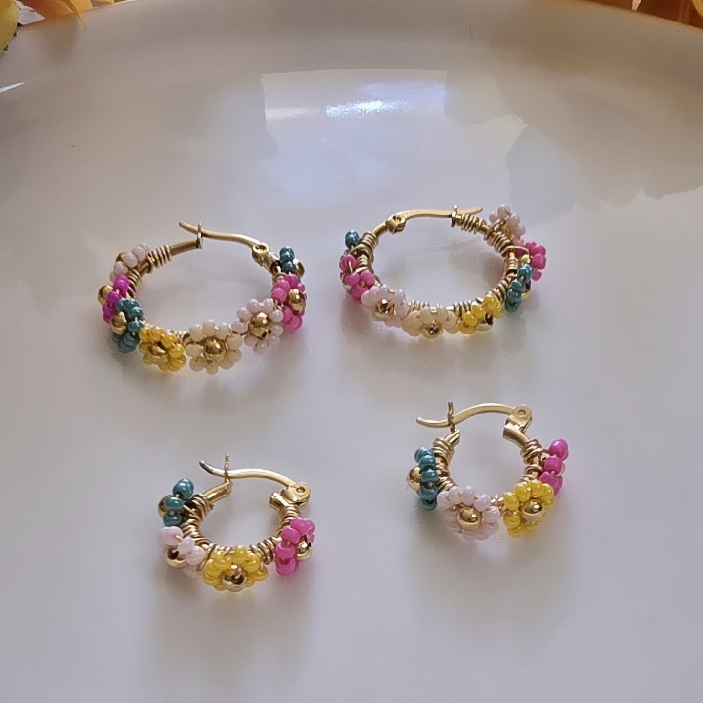 Arracadas flores